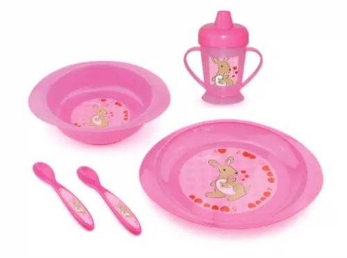 Set pappa nuvita colore rosa - pappa,