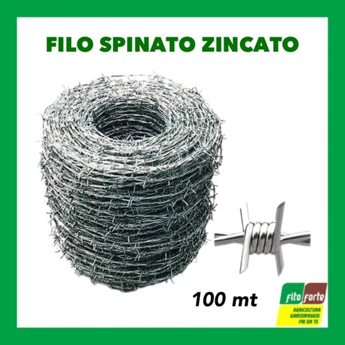 Filo spinato zincato papillon - spinato,