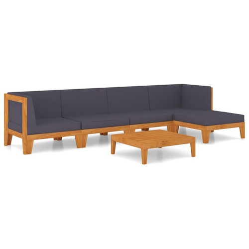 Set divani massello acacia - divani, 9