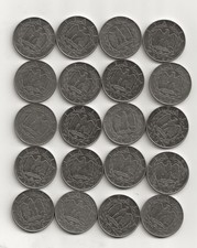 LOTTO DI 20 MONETE DEL REGNO DA 2 LIRE IMPERO 1940