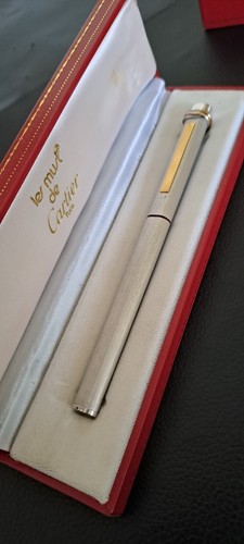 Penna cartier argento satinato - penna,