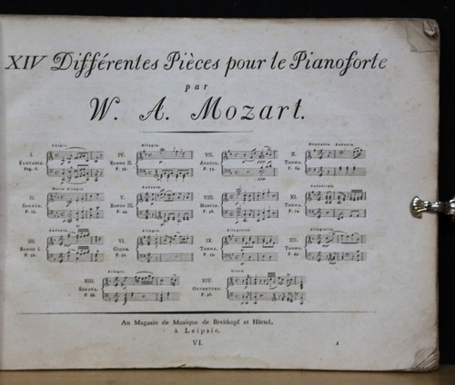 Mozart xiv diff - diff., pour