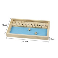 Shut the Box Dadi Gioco da