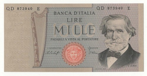 1000 lire giuseppe verdi - 1000,