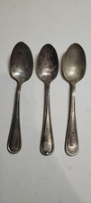 Lotto di 3 cucchiaini placcati