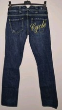 Cycle jeans donna usato denim 26 blu gamba dritta 