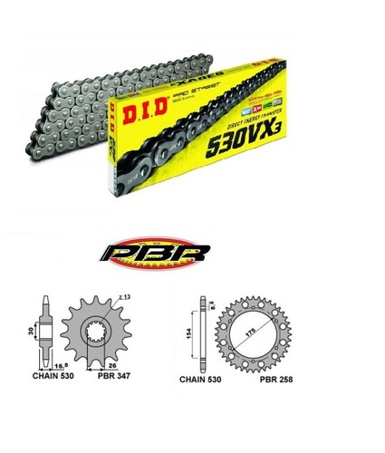 Kit trasmissione honda vfr - honda, -f