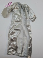 BARBIE MATTEL KEN ROCKERS HOT ROCHIN' FUN VINTAGE GIACCA ARGENTO CLOTHES SILVER 