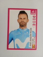 FIGURINA PANINI 2019 GIRO D'ITALIA 102° MOVISTAR ROJAS n 269 CON VELINA