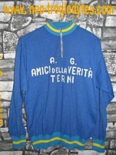  Vintage Cycling Jersey Maglia Ciclismo BICI  GS  TERNI 70 Eroica