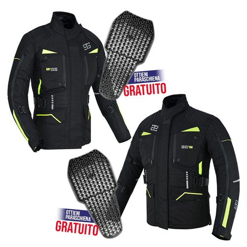 Moto giubbotto tessuto - giubbotto, in
