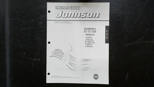 Johnson 2003 catalogo ricambi - johnson,