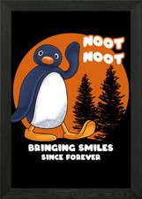 Poster divertente pinguino