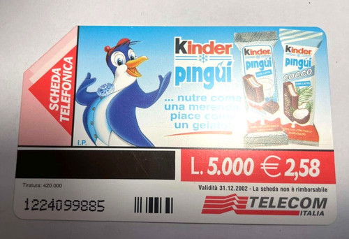 Scheda telefonica euro - scheda, 5