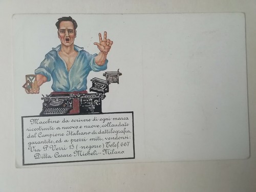 Cartolina pubblicitaria - cartolina,