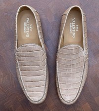 SCARPE UOMO VALENTINO GARAVANI MOCASSINI PELLE  N 42 VINTAGE