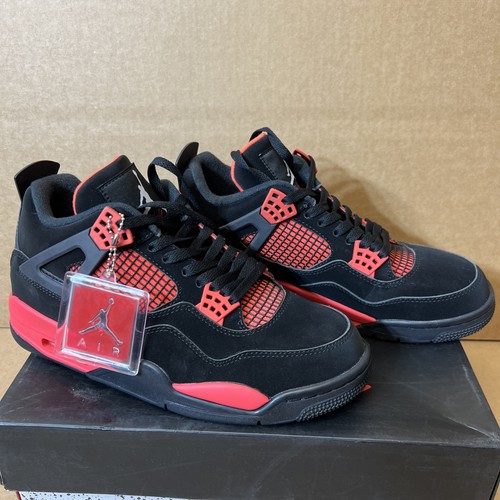 Air jordan retro - 4, red