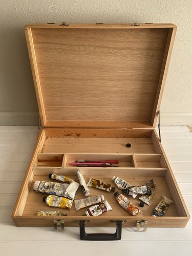 Scatola vintage legno - scatola,