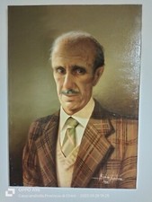 Dipinto Olio Nicodemo Napoleone 1986 Ritratto Tela