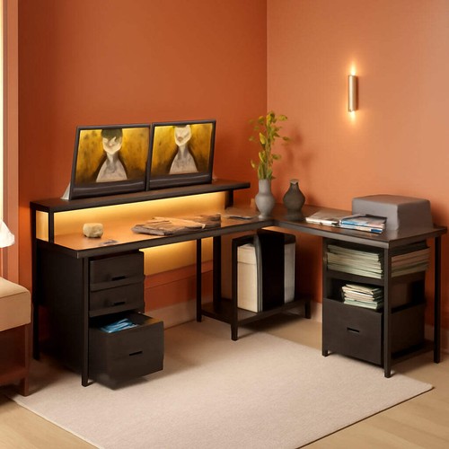 Scrivania per computer forma - per, a
