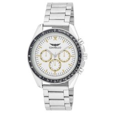 OROLOGIO GIANELLO PILOT 42 BRACCIALE ACCIAIO INOX - ARGENTO