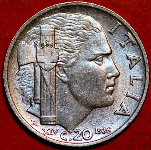Italia centesimi 1936 r - centesimi,