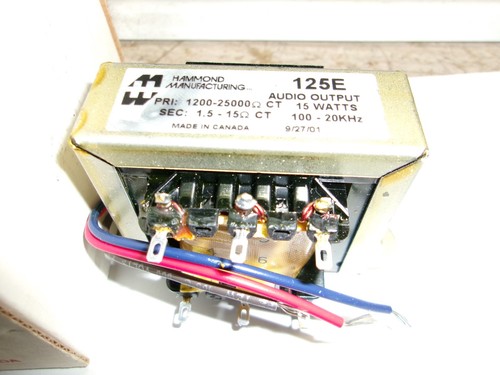 Nos hammond tipo 125e - tipo,