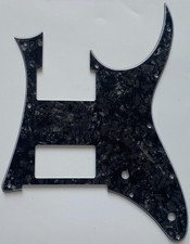 For Fit Ibanez RG 350 DX HH Style Battipenna per chitarra 4 strati Nero Perla