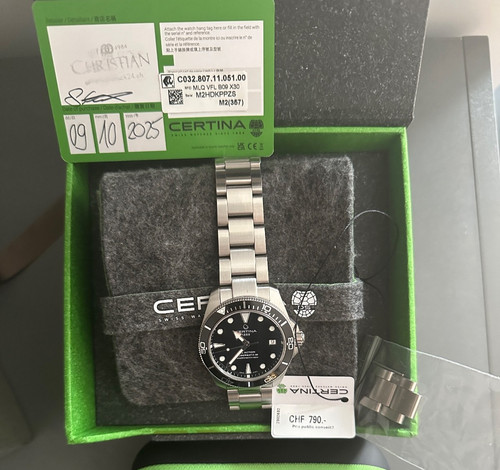 Certina action diver 38 - action,