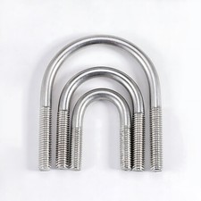 Staffa tonda in acciaio DIN