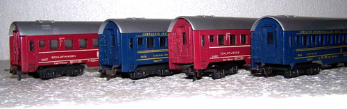 Treno notte con - , carrozze