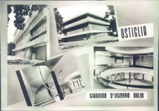 p152 cartolina ostiglia giardino d'inverno   provincia di mantova
