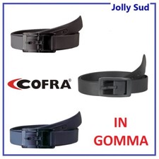 Cintura Uomo per Pantaloni da Lavoro Cinta con Fibbia COFRA Nera Blu Grigia