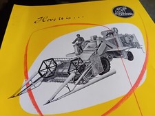 CLAAS SPC MAHDRESCHER MIETITREBBIA SEMOVENTE brochure Ufficiale Epoca INGLESE 