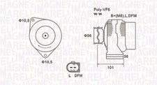 Alternatore MAGNETI MARELLI