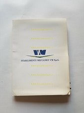 VM Motori cartella stampa motori Diesel anni 80 originale press kit