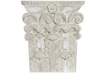 COLONNA IN LEGNO ANTICATO PER