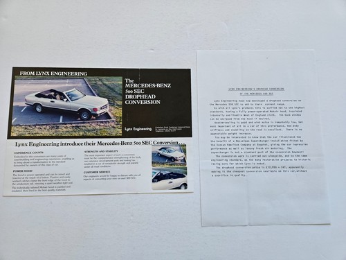 Mercedes benz 500 sec - benz,