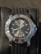 Orologio Uomo Baume & Mercier Capeland 65420 Quadrante Grigio Quarzo Svizzero