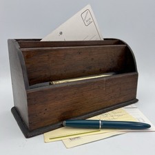 Antico portalettere in legno