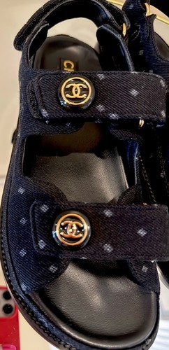 Sandali chanel dad denim - sandali, con