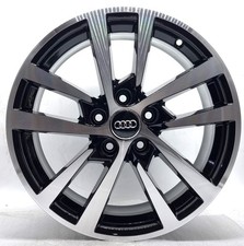 4 cerchi lega audi a3 q2 q3 s3 r17 nero lucido diamantato lt002012