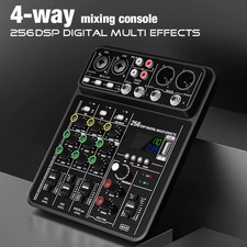 Mixer Audio 4 Canali USB PC