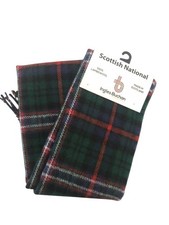 100% Lambswool Tartan Sciarpa
