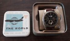 Fossil cassa Vintage Pilota Orologio da Polso uomo cinturino in vera pelle 