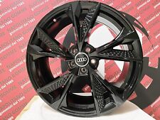 4 Cerchi In Lega Audi A3 8p 8v 8y S3 sportback 18 pollici rs7 Neri Lucidi