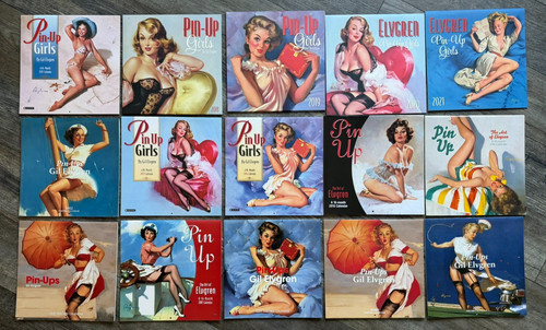 Calendario gil elvgren pin - calendario,