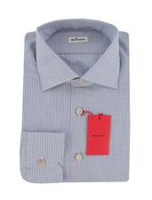 Camicia In Cotone A Righe Blu