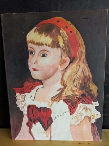 Bambina ritratto acrilico - ritratto, su