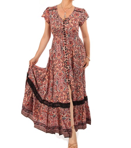 Nuovo marrone paisley stampa - marrone,